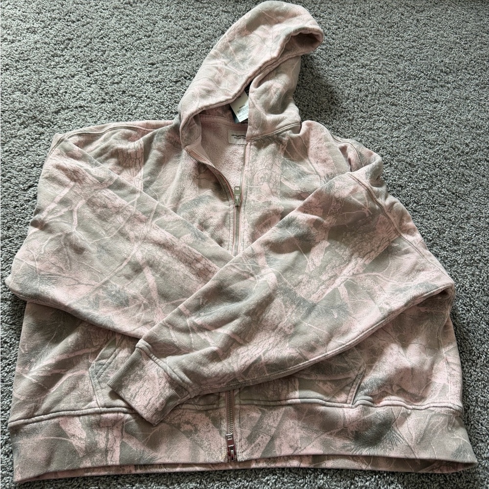 Pink Camouflage Abercrombie Hoodie